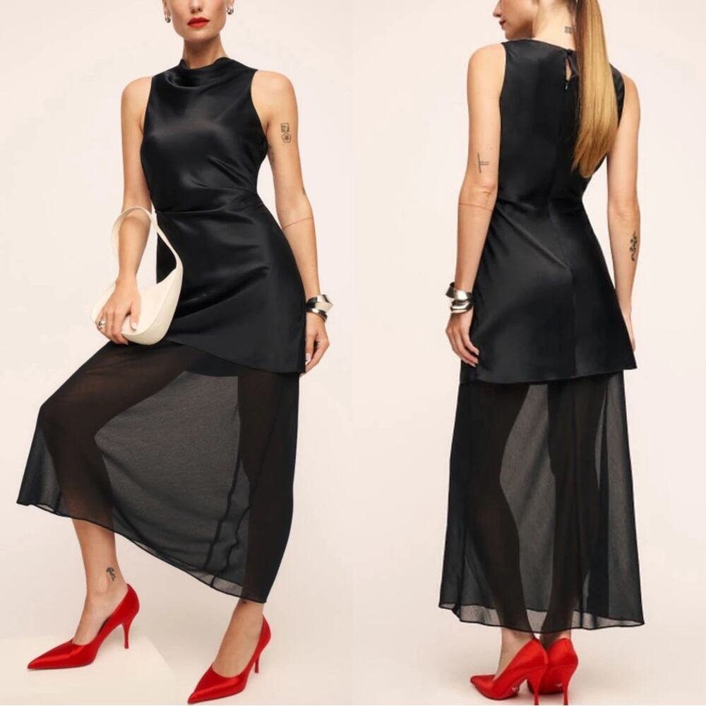 FINAL PRICE Reformation Logan Silk Dress